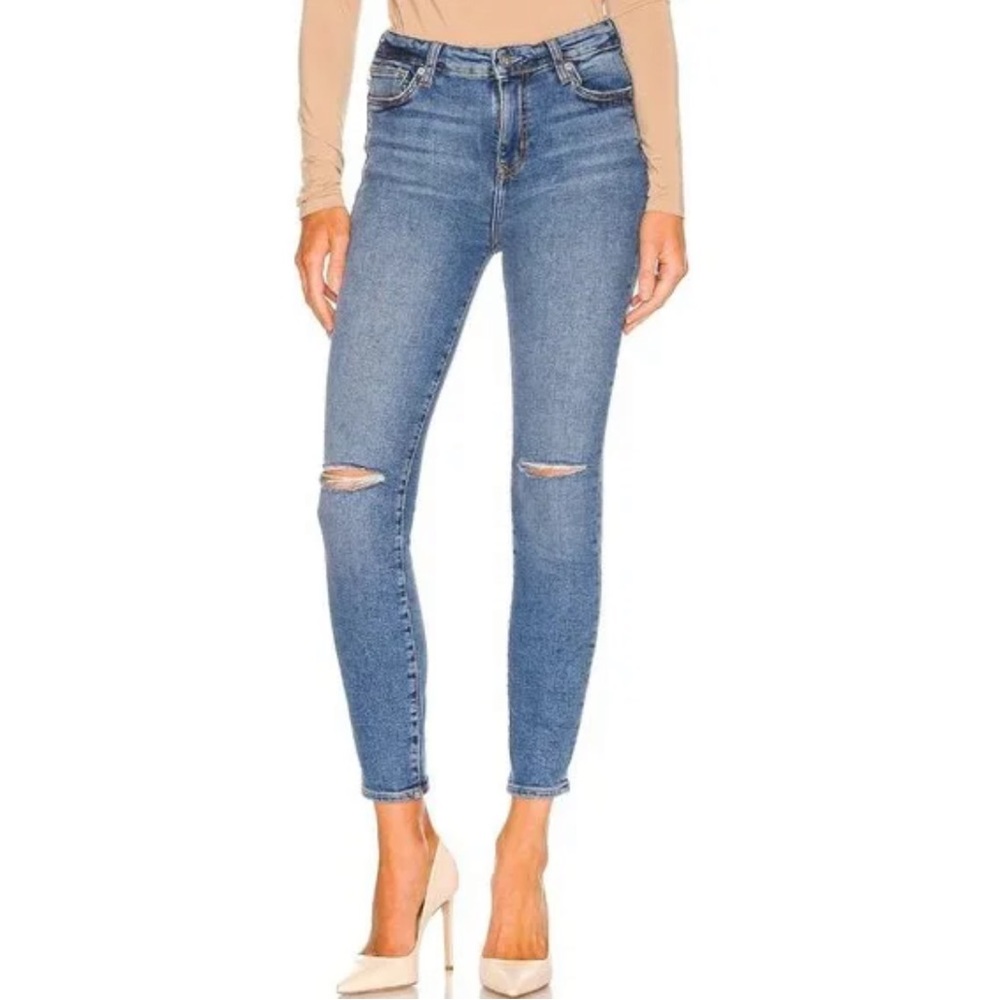 Lovers + Friends Ricky Low Rise Skinny Jeans Marabella Women's Size 26